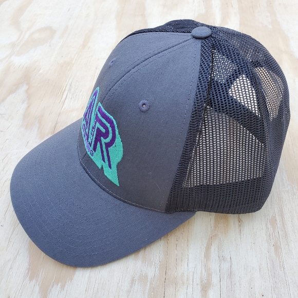 Altered Reality Brewing Trucker Hat Mesh Snapback Gray Black Richardson Curve - Picture 2 of 7